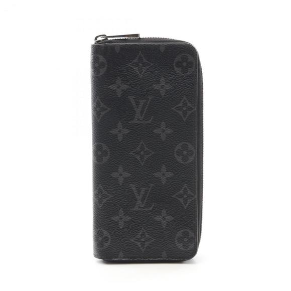 Louis Vuitton Zippy Wallet Vertical Round Long in Monogram Eclipse Leather, M... - Picture 1 of 9